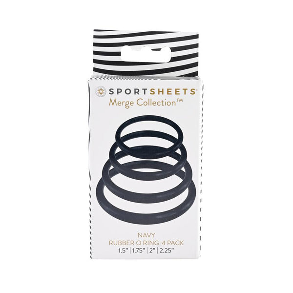 Sport Sheets Navy Blue O-Ring 4 Pack at $7.99