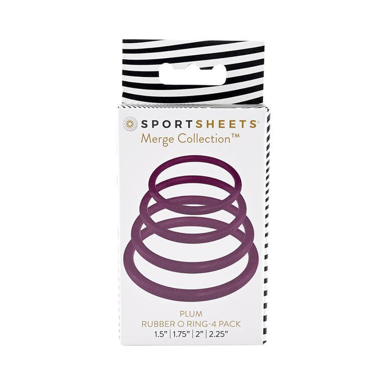 Sport Sheets Plum O-Ring 4 Pack at $7.99