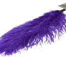 Purple ostrich feather tickler for luxurious sensation play and teasing. Crafted with soft, genuine ostrich feathers. Perfect for intimate caressing.