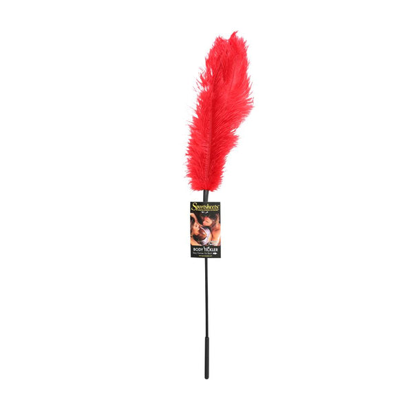 Sport Sheets Ostrich Feather Tickler Red at $8.99