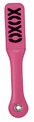 SEX & MISCHIEF BLUSH XOXO PINK/BLACK PADDLE-0