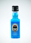 Love Lickers Screaming Orgasm edible warming massage oil in 1.76 oz blue bottle for intimate massages and travel convenience.