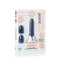 Nu Sensuelle NU Sensuelle Point Plus 20-Function Rechargeable Silicone Bullet Vibrator with Textured Tips Navy Blue at $60.99