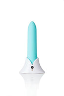 Nu Sensuelle NU Sensuelle Point 20-Function Rechargeable Silicone Bullet Vibrator Teal Blue at $45.99