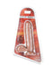 Major Dick Marines Caramel Tan Uncut Dildo in packaging, 6 inches by 1.6 inches, harness compatible, suction cup base.