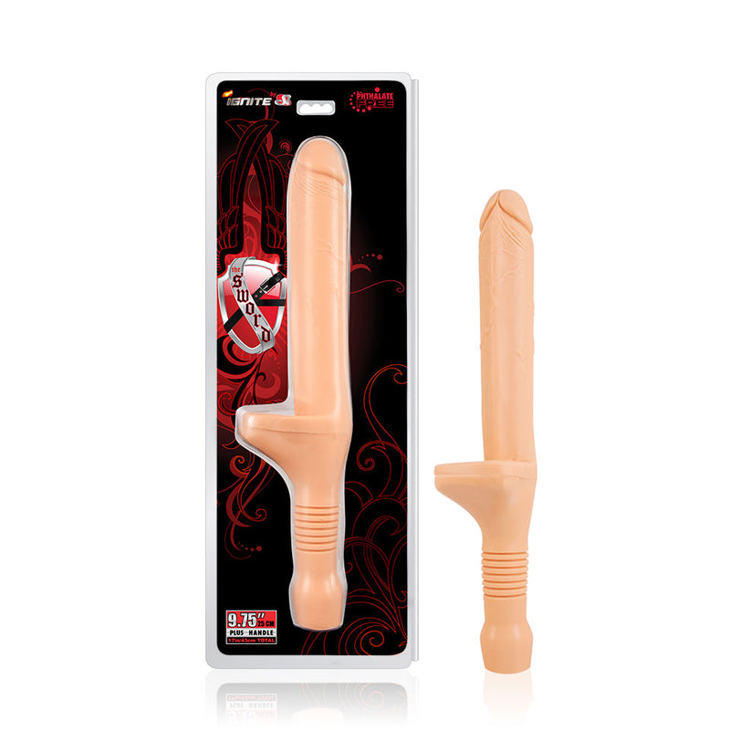 SI Novelties Ignite series from Si Novelties Sword with Handle Flesh at $39.99
