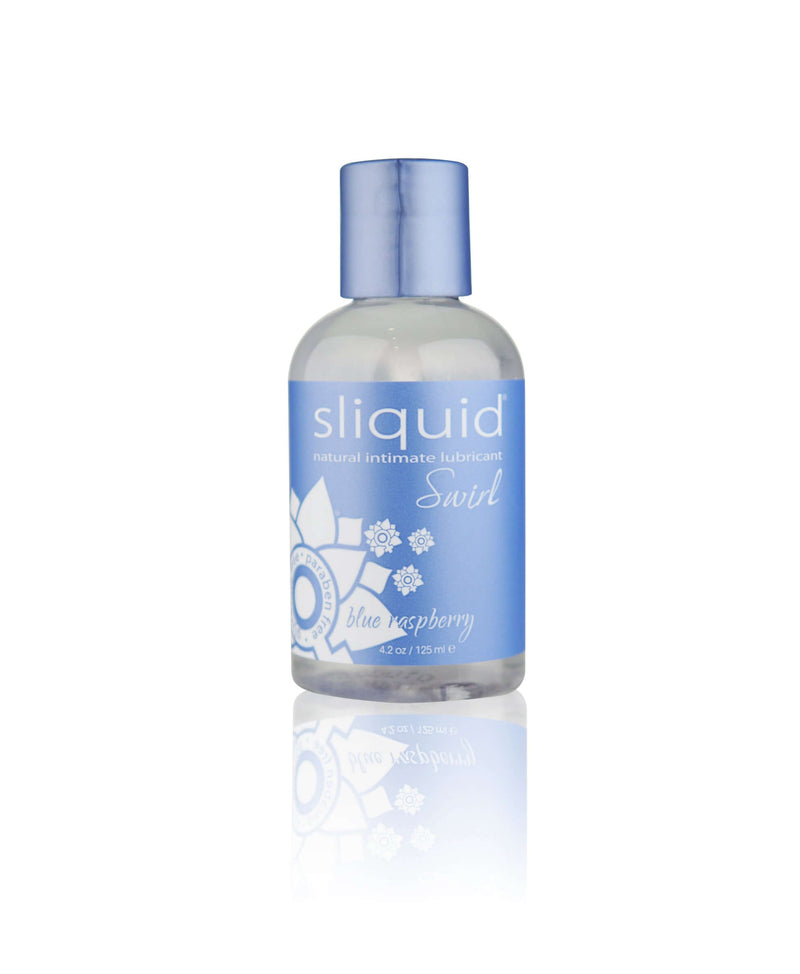 SLiquid Lubricants Sliquid Naturals Swirl Blue Raspberry 4.2 Oz at $10.99