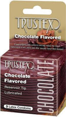 TRUSTEX CONDOMS Trustex Flavored Latex Condoms Chocolate at $2.99