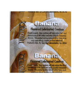 TRUSTEX CONDOMS Trustex Flavored Latex Condoms Banana at $2.99