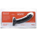 Acute Night Sky Dildo from Tantus in packaging showing smooth, angled design for versatile use and satisfying penetration.