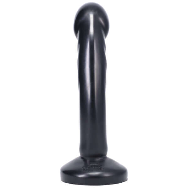 Tantus Silicone Compact Black Dildo for Prostate and G-Spot Stimulation