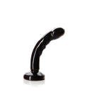 Tantus Silicone Compact Black Dildo for Prostate and G-Spot Stimulation with Precision Design