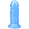 They/Them Azure Blue Dildo from Tantus in 100% Ultra Premium Soft Silicone suitable for all orifices with harness compatibility