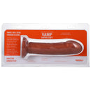 Vamp Copper Dildo from Tantus in packaging, featuring ultra-premium silicone and designed for G-spot and prostate stimulation.