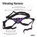 Tantus Velvet Vibrating Harness Purple from Tantus Silicone at $24.99