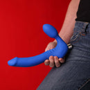 Tantus Strapless Slim Blue Strap On from Tantus Silicone at $68.99