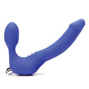 Tantus Strapless Slim Blue Strap On from Tantus Silicone at $68.99