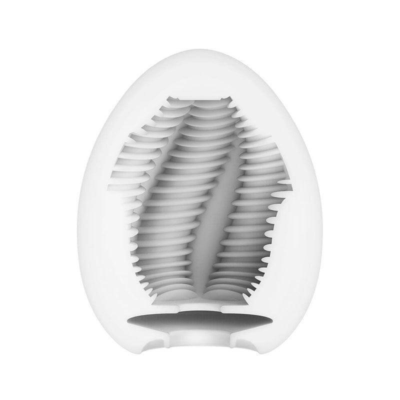 Tenga Egg Tube Easy Beat Stroker internal texture design for powerful sensations.