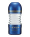 Tenga Premium Rolling Head Cup Stroker with luxurious blue and white design from the Master's Craft Series.