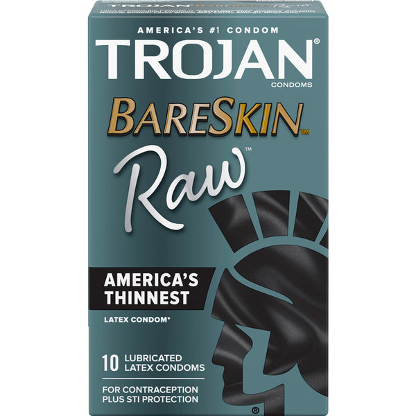 Paradise Products Trojan Latex Condoms Bareskin Raw 10 Count Package at $17.99