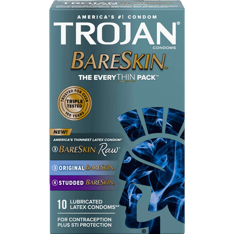TROJAN BARESKIN EVERYTHIN 10 CT-0