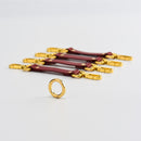 UPKO UPKO Luxury Italian Leather Bondage Tools Set with Case - Red at $499.99