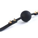 UPKO UPKO Luxury Silicone Solid Medium Ball Gag with Italian Leather Straps at $39.99