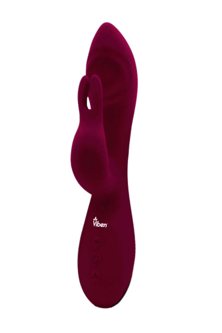 Viben Viben Pzazz Intense Thumping Rabbit Vibrator Ruby at $79.99
