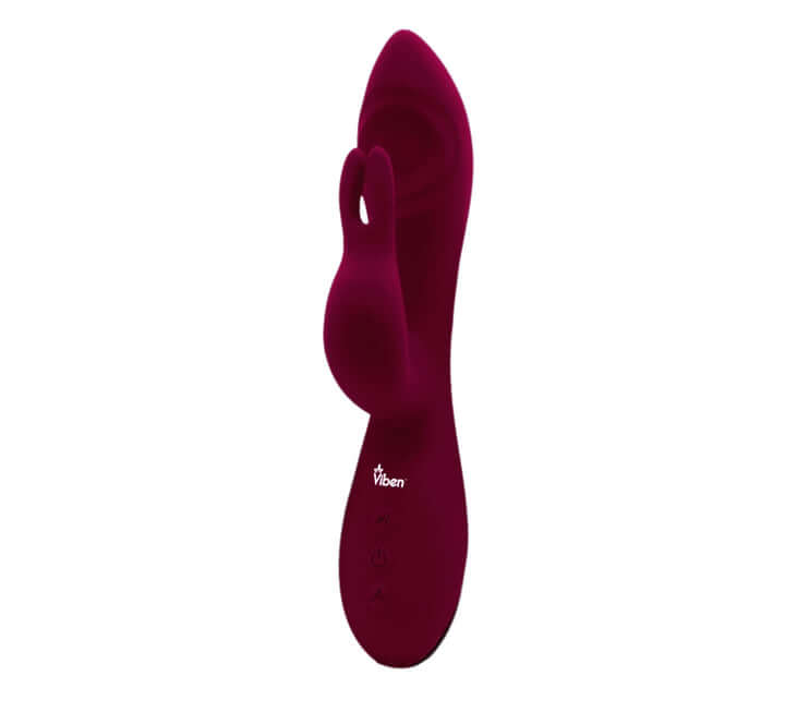 Viben Viben Pzazz Intense Thumping Rabbit Vibrator Ruby at $79.99