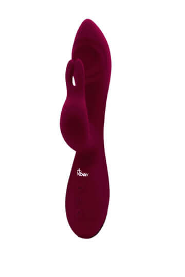 Viben Viben Pzazz Intense Thumping Rabbit Vibrator Ruby at $79.99
