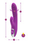 Viben Viben Frenzy Rabbit Vibe with Clitoris Suction Berry at $59.99