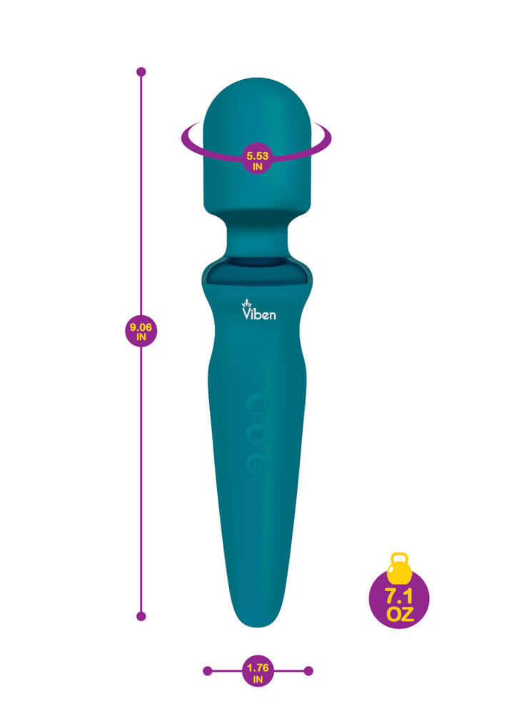 Viben Viben Fierce Intense Wand Massager Ocean Blue at $54.99