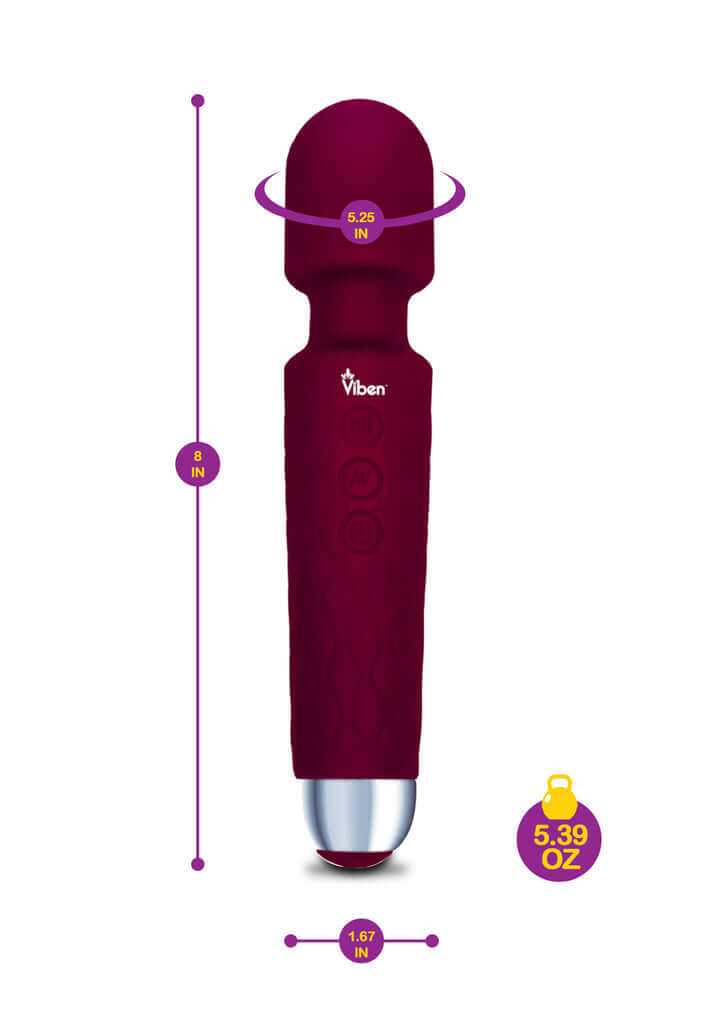Viben Viben Tempest Intense Wand Massager Ruby at $49.99