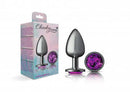 Viben Cheeky Charms Round Purple Large Gunmetal Butt Plug at $16.99