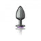 Viben Cheeky Charms Round Purple Large Gunmetal Butt Plug at $16.99