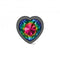 Viben Cheeky Charms Heart Rainbow Large Gunmetal Butt Plug at $17.99