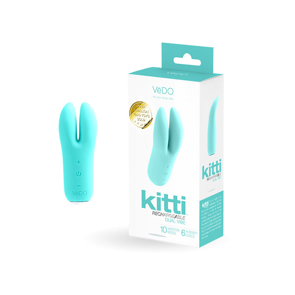 Vedo Vedo Kitti Rechargeable Vibe Turquoise Green at $49.99