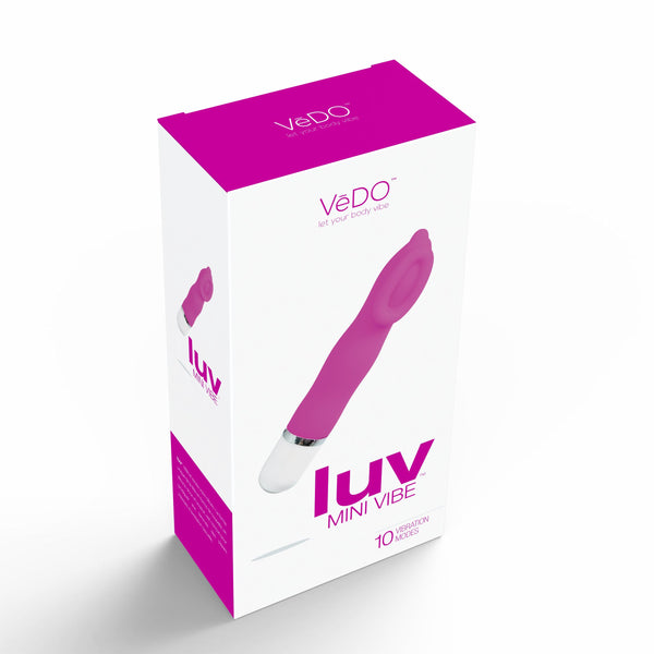 Vedo Vedo Luv Mini Vibe Hot in Bed Pink at $29.99