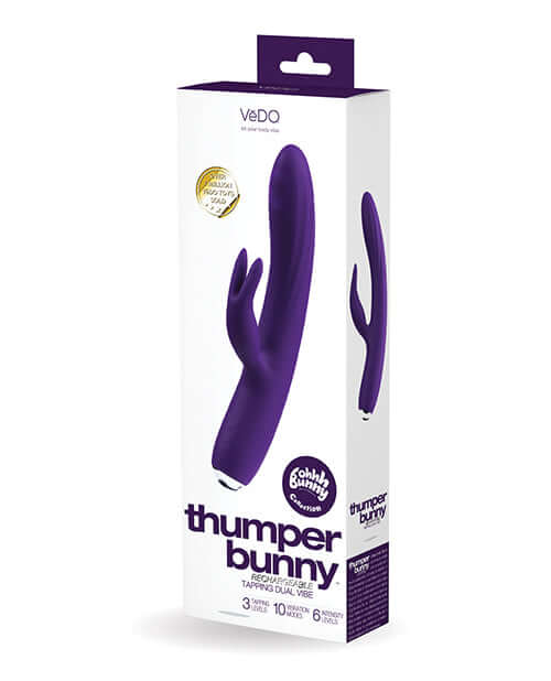 Vedo Vedo Thumper Bunny Vibrator Deep Purple at $79.99