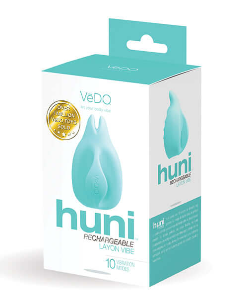 Vedo Huni Rechargeable Finger Vibe Turquoise Green