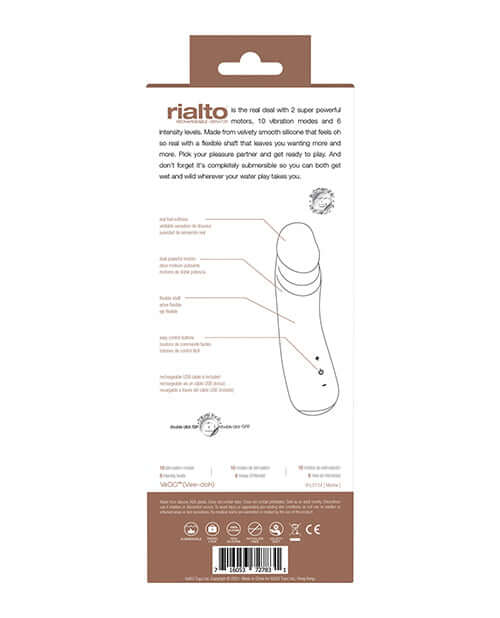 Vedo Vedo Rialto Rechargeable Vibe Mocha at $69.99
