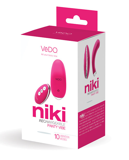 Vedo Vedo Niki Rechargeable Panty Vibe Foxy Pink at $59.99