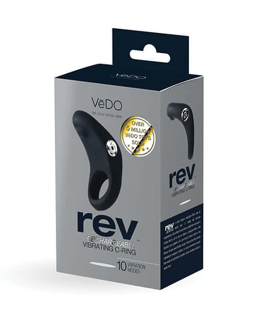 VEDO REV RECHARGEABLE C-RING VIBRATING BLACK-0