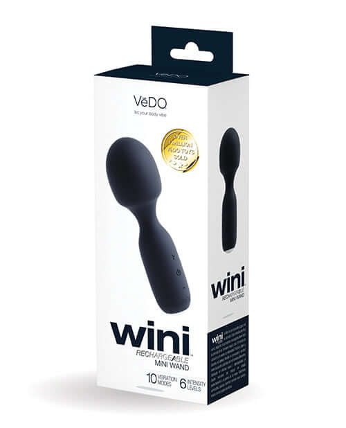 Vedo Vedo Wini Rechargeable Mini Wand Just Black at $49.99