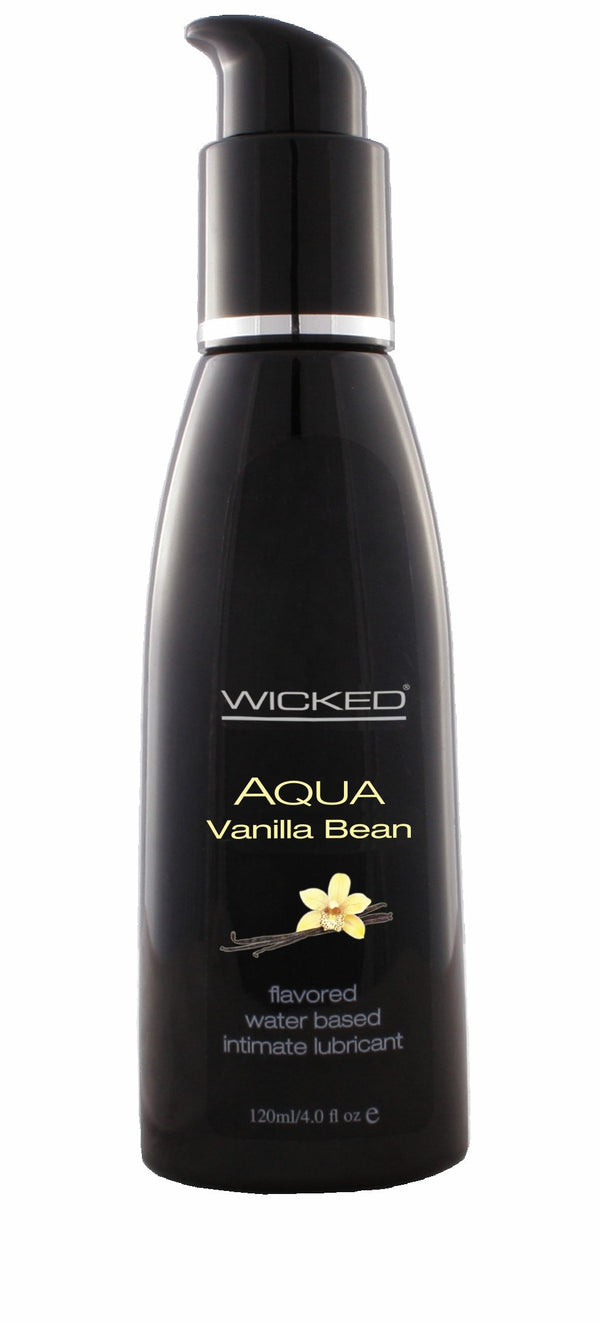 Wicked Lubes Wicked Aqua Vanilla Bean Lube 4 Oz at $11.99