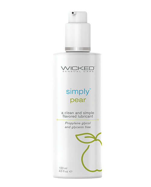 Wicked Simply Pear Flavored Lubricant 4 Oz
