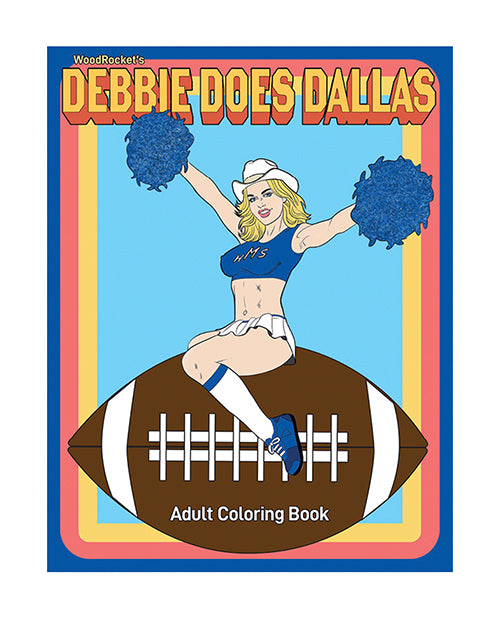 Wood Rocket Debbie Does Dallas Adult Coloring Book at $12.99