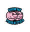 Wood Rocket Show Me Your Kitties Pin at $9.99