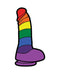 Wood Rocket Rainbow Dildo Pin at $9.99