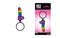Wood Rocket Rainbow Sex Toy Dildo Keychain at $11.99